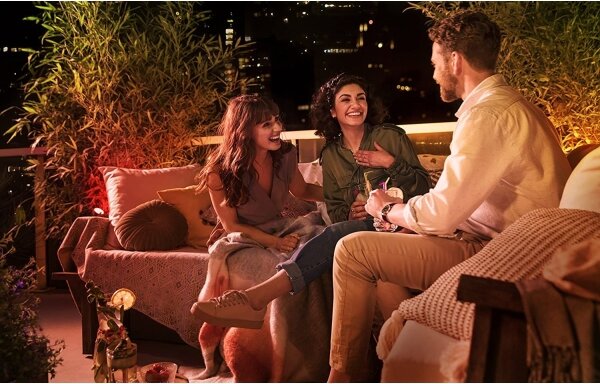 Philips 17414/30/P7 - Комплект 3x LED прожектори Hue LILY 3xLED/8W/230V IP65
