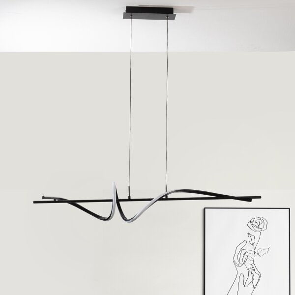ONLI - LED Пендел TWIST LED/30W/230V 4000K черен
