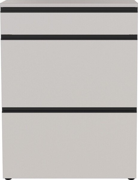 Кремава стойка за обувки 80x107x29 cm Baldone – Germania