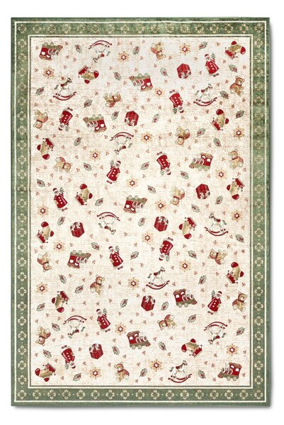 Зелен килим с коледен мотив със смес от памук 160x230 cm Toy's Delight Green Christmas – Villeroy&Boch