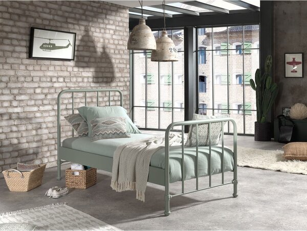 Зелено детско легло 90x200 cm Bronxx - Vipack
