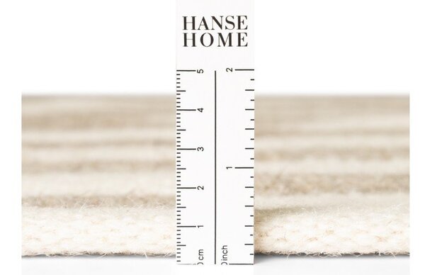 Бял/сив двустранен/ръчно изработен вълнен килим 200x300 cm Vika – Hanse Home