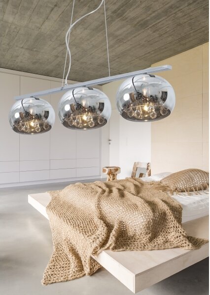 LUXERA 46039 - Висящ Полилей SPHERA 3xG9/33W/230V