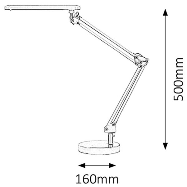 Rabalux 4408 - LED настолна лампа COLIN LED/5,6W/230V
