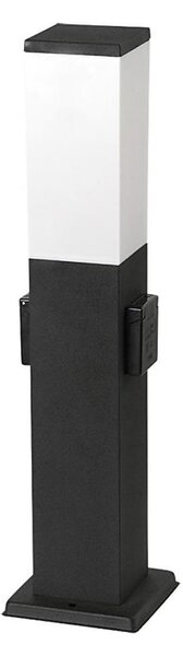 Rabalux 8339 - Външна лампа BONN с 2 SCHUKO гнезда, 1xE27/60W/IP44