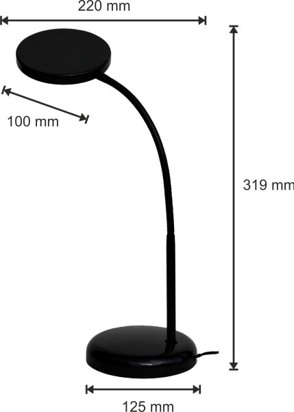 LED Настолна лампа ANITA LED/6W/230V