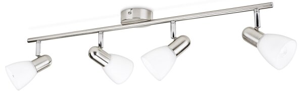 Philips Massive 50234/17/E7 - Точково осветително тяло BURLAP 4xE14/40W матов хром