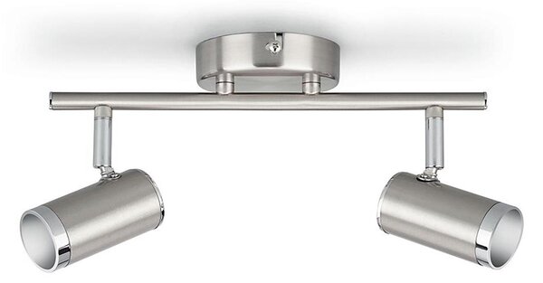 Philips 50136/11/P1 - LED Точково осветително тяло MYLIVING ESPIMAS 2xLED/4,3W/230V