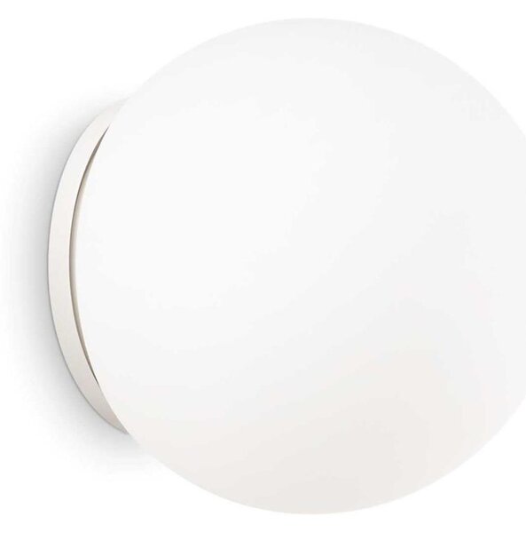 Ideal Lux - Стенно осветително тяло MAPA 1xE27/42W/230V Ø 30 см бяло