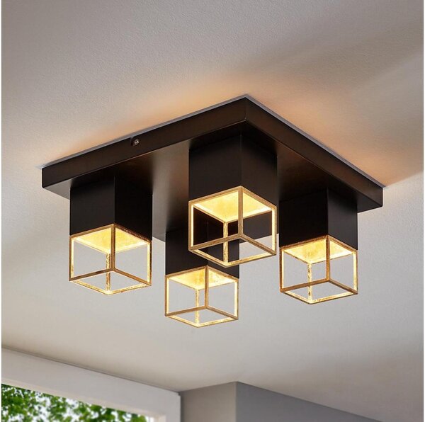 Eglo 97731 - LED полилей за повърхностен монтаж MONTEBALDO 4xGU10/5W/230V
