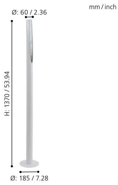 Eglo 97582 - LED Лампион BARBOTTO 1xGU10/4,5W/230V