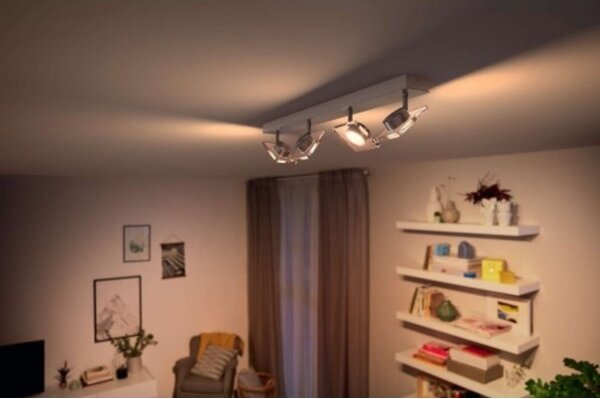 Philips 50484/17/PO - LED Точково осветително тяло GOLYGON 4xLED/4,5W/230V