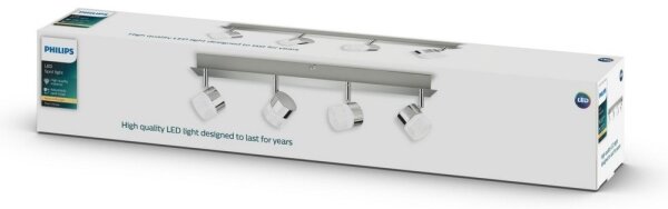 Philips 50149/11/P1 - LED Точково осветително тяло FLOAT 4xLED/4,5W/230V