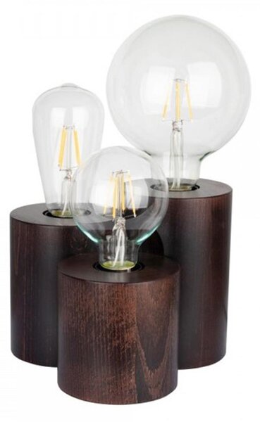 Spot-Light 2266376 - Настолна лампа VINCENT 3xE27/15W/230V бук