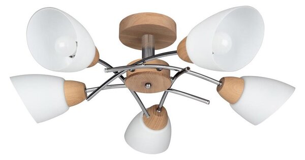 Spot-Light 8141574 - Полилей за повърхностен монтаж VILETTA 5xE27/40W/230V