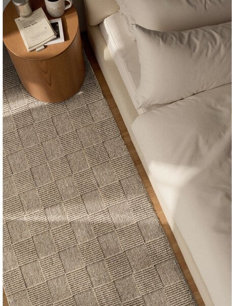 Бежова ръчно изработена вълнена пътека 80x200 cm Scala – Villeroy&Boch