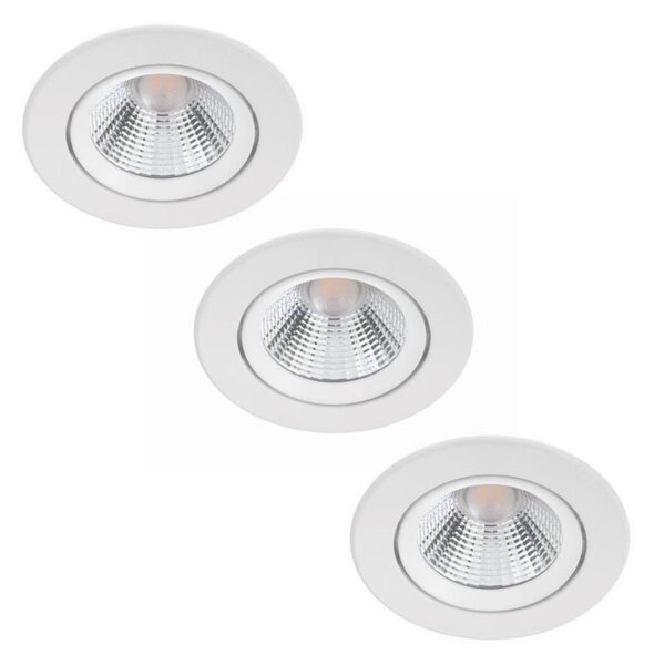 Philips - К-кт 3бр. LED димируеми лунички за вграждане DIVE LED/5W/230V 2700K