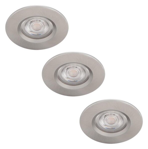 Philips - К-кт 3бр. LED димируеми лунички за баня LED/5W/230V 2700K IP65