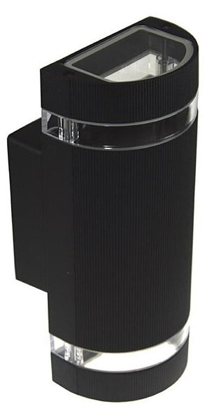 Екстериорен аплик KORTEK 2xGU10/30W/230V IP54 черен