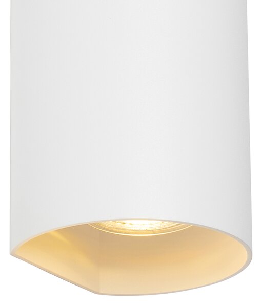 Интелигентна стенна лампа бяла кръгла с 2 Wifi GU10 - Sabbir