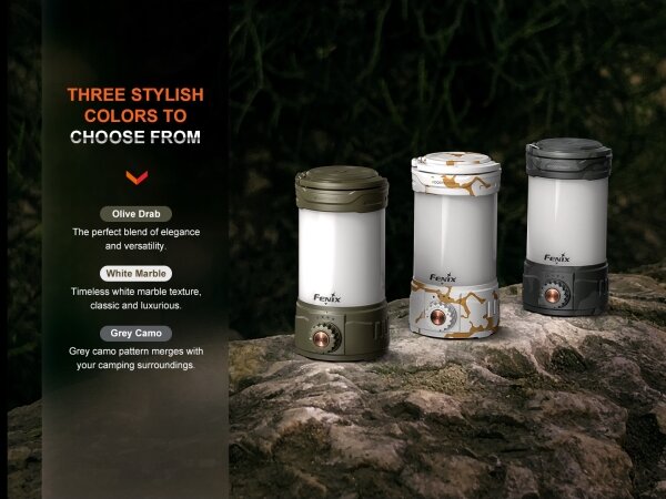 Fenix CL26RPROCAM - LED Димируем преносим акумулаторен лампа LED/USB IP66 сив