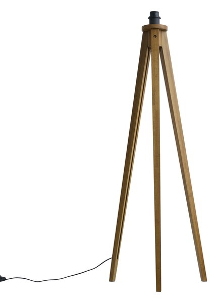 Рустикална подова лампа триножник винтидж дърво - Tripod Classic