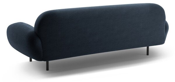 Тъмносин диван от букле 208 cm Poppy – Micadoni