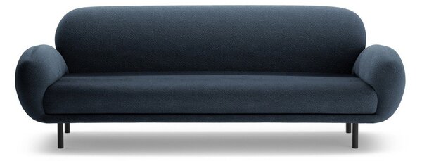 Тъмносин диван от букле 208 cm Poppy – Micadoni