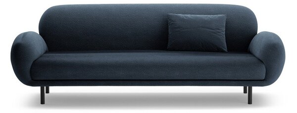 Тъмносин диван от букле 208 cm Poppy – Micadoni