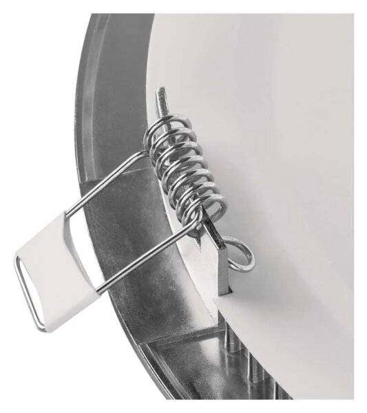 LED вградено осветително тяло NEXXO LED/7W/230V 3000/3500/4000K сребристо Ø 12 см