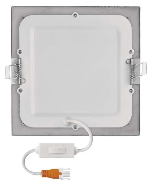 LED вградено осветително тяло NEXXO LED/12,5W/230V 3000/3500/4000K сребристо 17x17 cm