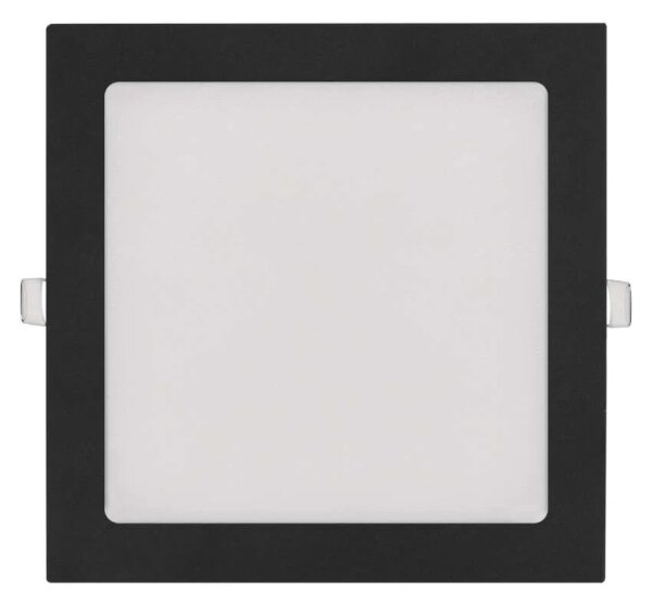 LED вградено осветително тяло NEXXO LED/18W/230V 3000/3500/4000K черно 22,5 x 22,5 cm