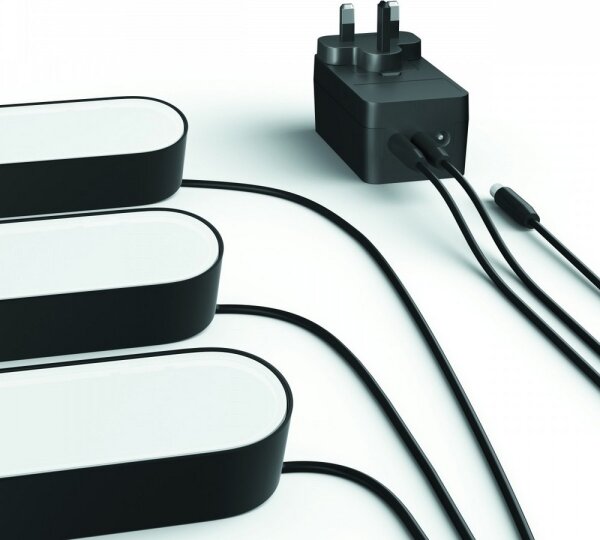 Philips - К-кт 2 бр. LED RGB Димируема настолна лампа Hue PLAY DPACK WACA 6W/230V