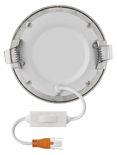 LED вградено осветително тяло NEXXO LED/7W/230V 3000/3500/4000K сребристо Ø 12 см