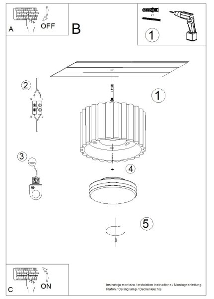 Brilagi - LED точково осветително тяло SFERA 1xGX53/30W/230V диаметър 10 см червено