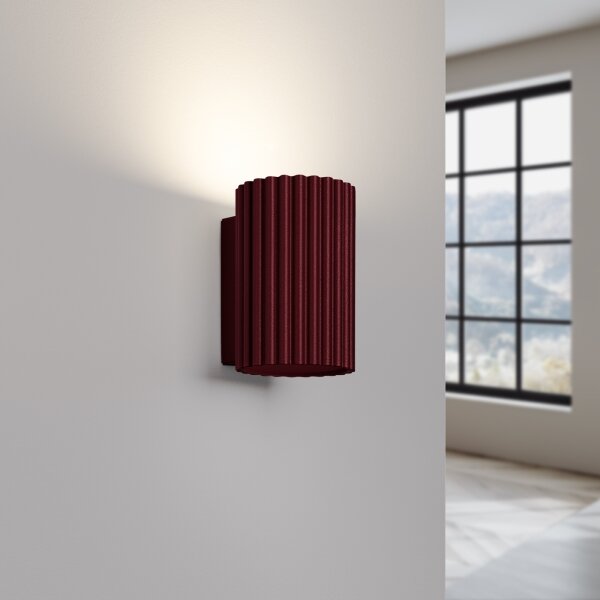 Brilagi - LED стенен аплик CRESTO 1xGU10/10W/230V 10 cm бордо