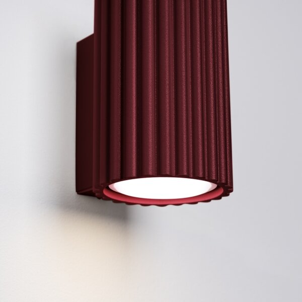 Brilagi - LED стенен аплик CRESTO 1xGU10/10W/230V 10 cm бордо