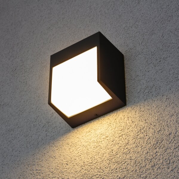 Brilagi - LED Екстериорен аплик TERNI LED/12W/230V черен IP44