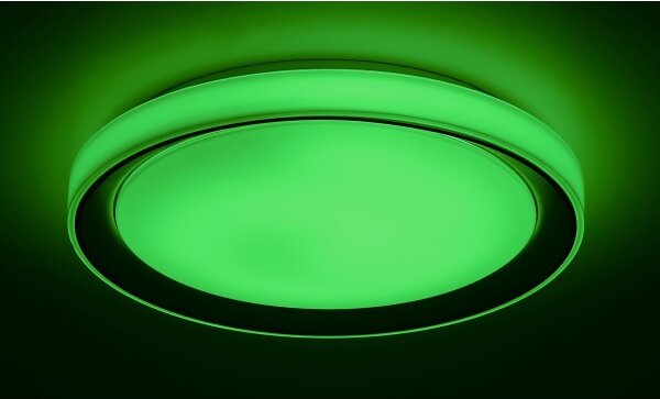 Rabalux 3510-LED RGB Димируемо таванно осветително тяло EVEREST LED/40W/230V Wi-Fi +ДУ