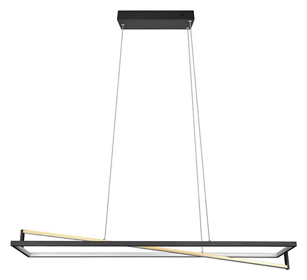 Trio - LED димируем полилей на кабел EDGE LED/35W/230V 2300/3000/4000K черен