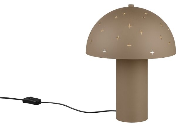 Reality - Настолна лампа SETA 1xE14/28W/230V таупе