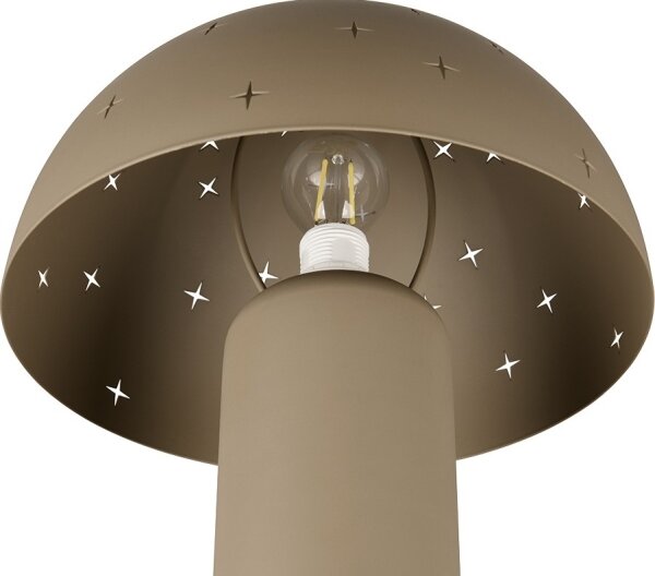 Reality - Настолна лампа SETA 1xE14/28W/230V таупе