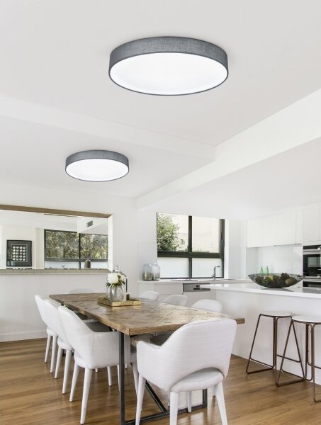 Trio - Димируемо LED таванно осветително тяло LUGANO LED/22W/230V 3000K Ø 40 см сиво