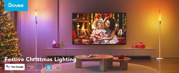 Govee - LED Димируем лампион CYLINDER SMART RGBICWW 2200-6500K