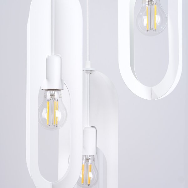 Sollux SL.1361 - Пендел NICUS 3xE27/15W/230V бял