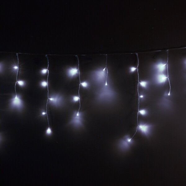Brilagi - Външен LED гирлянд, 200 LED, 8 функции, 13 м, IP44, студено бяло