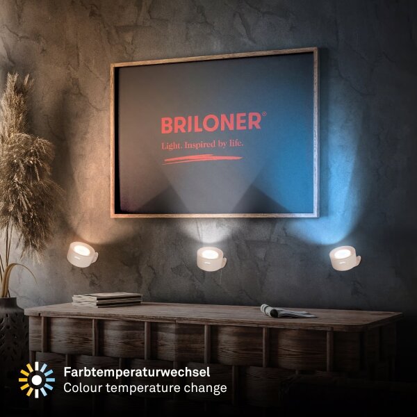 Briloner 3896011 - LED димируемо презареждаемо стеннo осветително тяло TARI LED/1,6W/5V 1500 mAh бежово