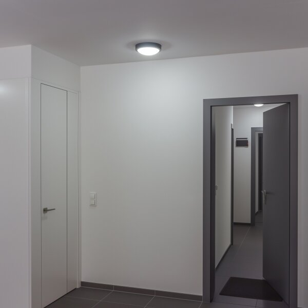 Brilagi - Екстериорна LED лампа за таван LED/20W/230V Ø 23 см IP54 антрацит