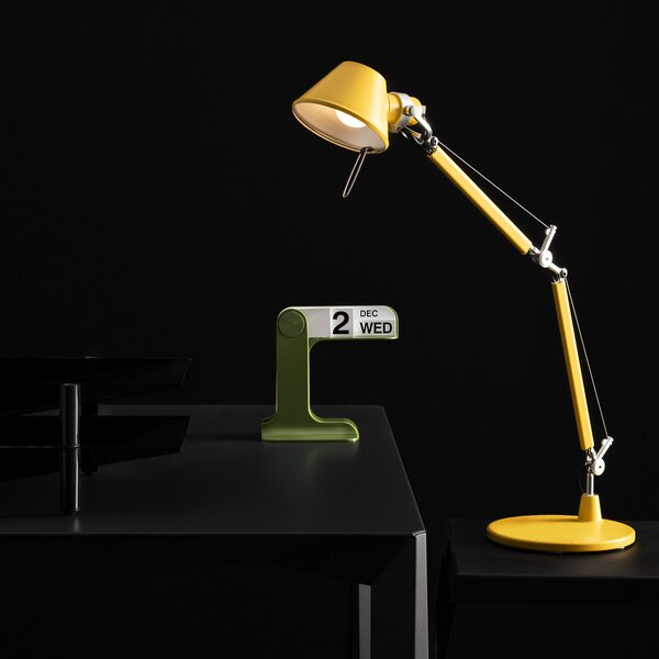 Artemide настолна лампа Tolomeo Micro, жълта, Жълт, кабинет / офис, Метал, Дизайн