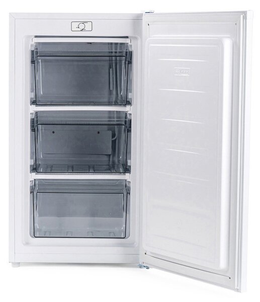 Фризер Muhler VFS8560WE, 60 л, Клас Е, Реверсивна врата, R600a, Бял